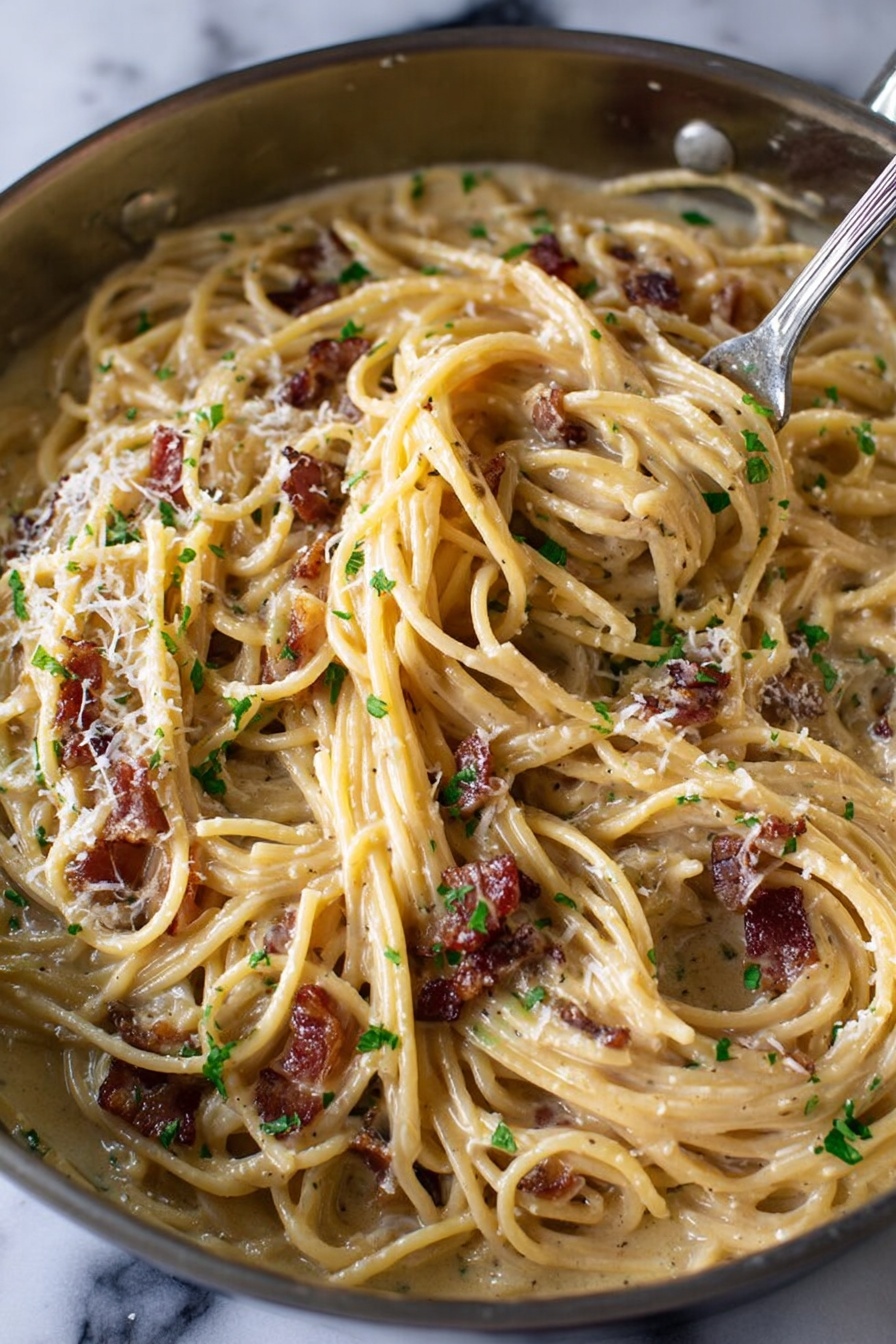 Miso Bacon Carbonara - Recipe Image