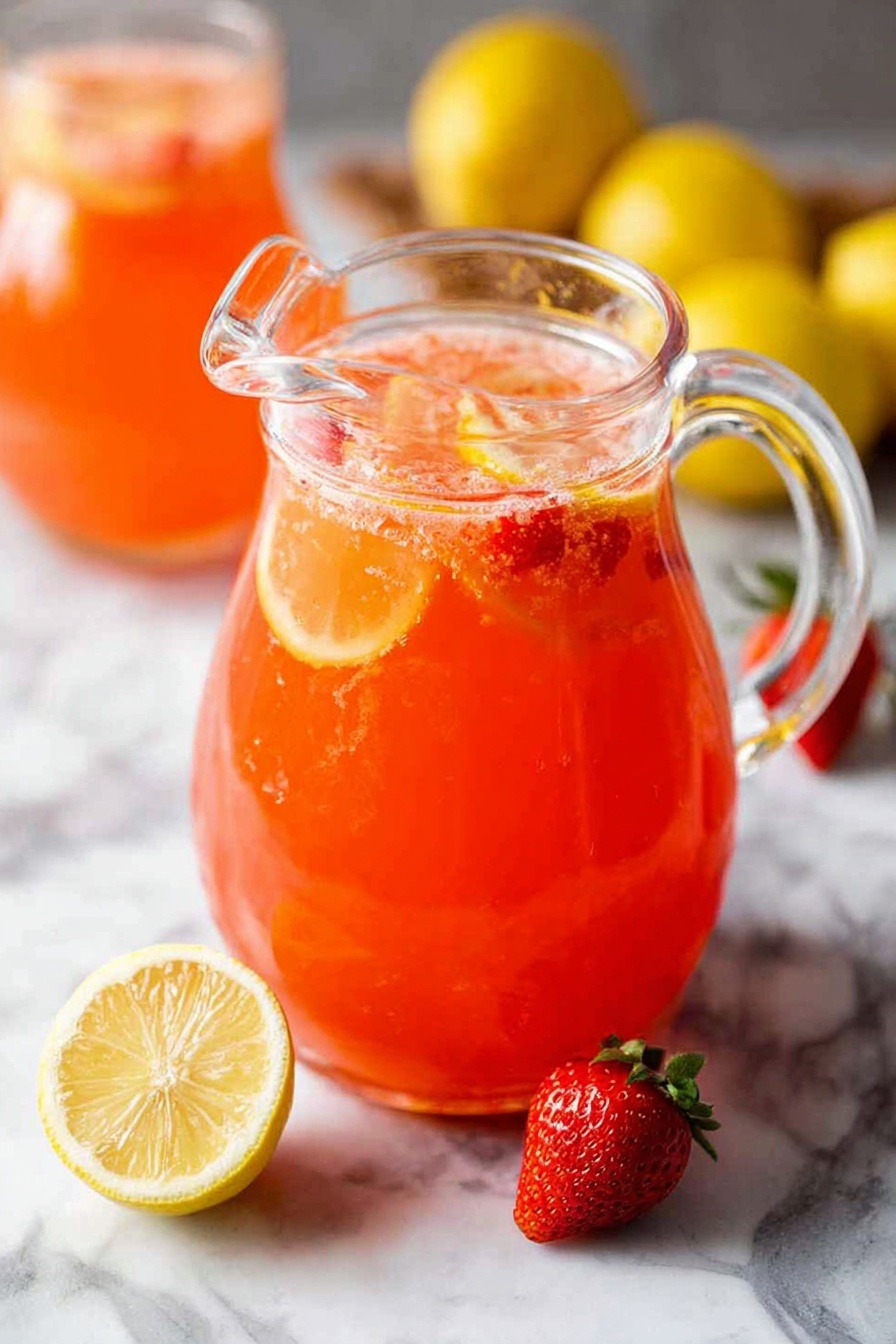 Refreshing Strawberry Lemonade - Recipe Image